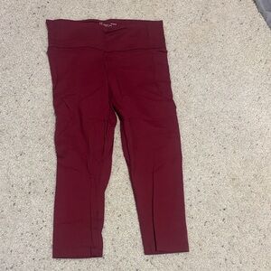 Maroon/Crimson Red Under Armour Leggings
